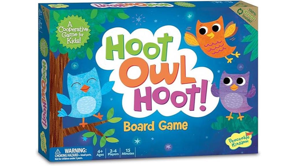 cooperative owl game for children