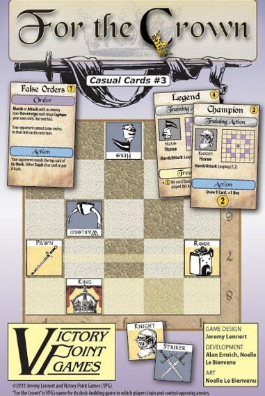 For the Crown (2011) Board Game