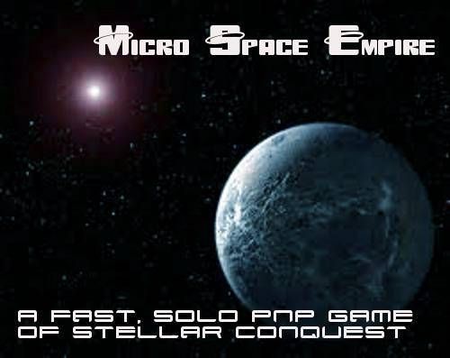 Micro Space Empire (2011) Board Game