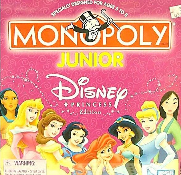 Monopoly Junior: Disney Princess (2004) Board Game