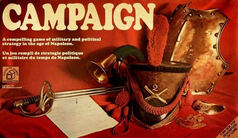 Campaign (1971) Board Game