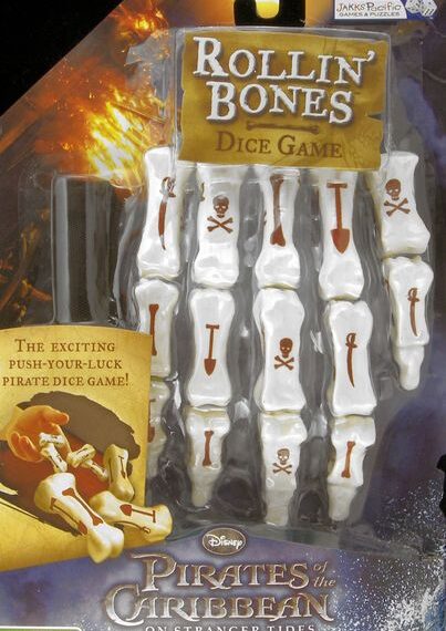 Rollin’ Bones: Pirates of the Caribbean (On Stranger Tides) Dice Game (2011) Board Game
