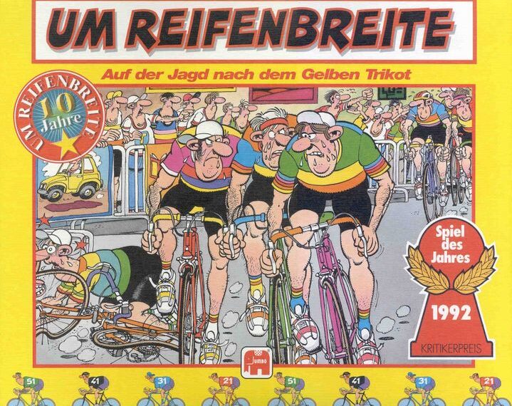 Um Reifenbreite (1979) Board Game