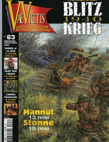 Blitzkrieg 1940: Hannut et Stonne (2005) Board Game