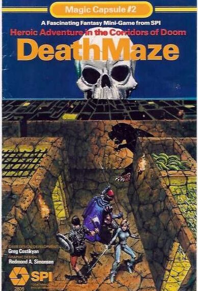 DeathMaze: Heroic Adventure in the Corridors of Doom (1979) Board Game