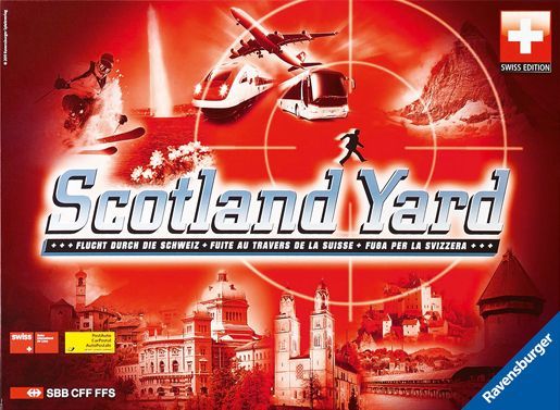 Scotland Yard Swiss Edition (2011) Board Game