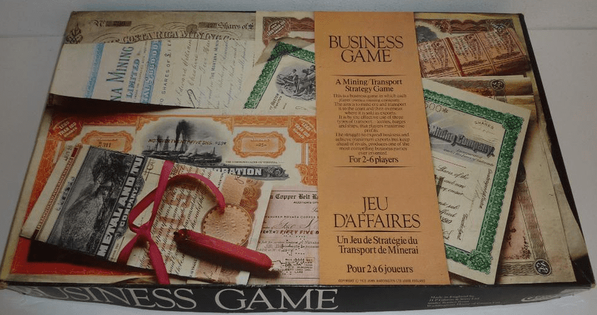 The Business Game (1965) Board Game