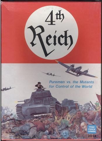 4th Reich: Puremen vs. the Mutants for Control of the World (1985) Board Game