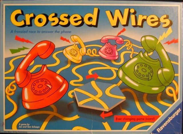 Crossed Wires (1993) Board Game