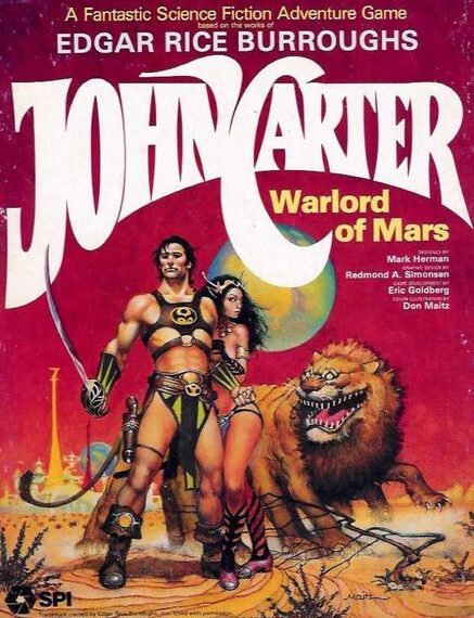 John Carter: Warlord of Mars (1979) Board Game