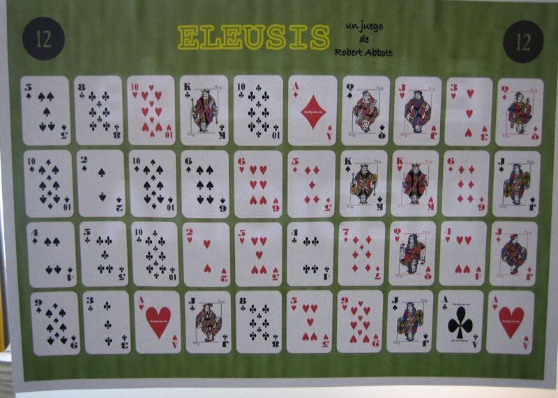 Eleusis (1956) Board Game