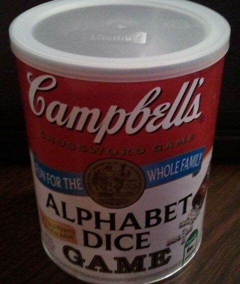 Campbell’s Alphabet Dice Game (2011) Board Game