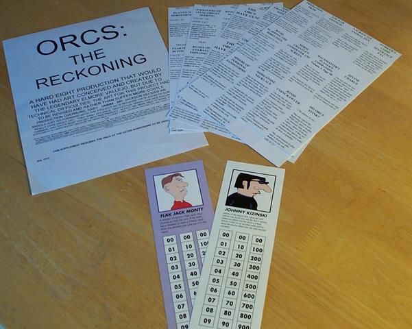 Knights of the Dinner Table: Orcs – The Reckoning (1999) Board Game