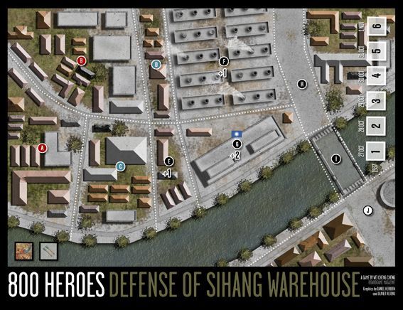 800 Heroes: Defense of Sihang Warehouse (2009) Board Game