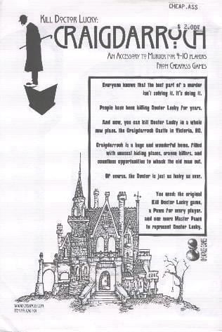 Kill Doctor Lucky: Craigdarroch (1998) Board Game