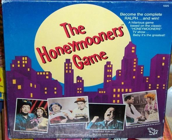 The Honeymooners Game (1986) Board Game