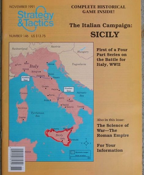 The Italian Campaign: Sicily (1991) Board Game
