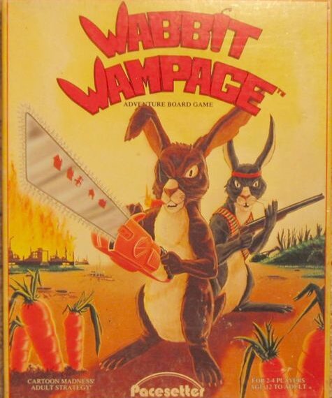 Wabbit Wampage (1985) Board Game