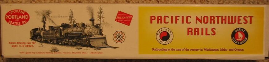 Pacific Northwest Rails (1998) Board Game