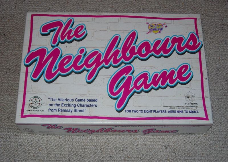 The Neighbours Game (1988) Board Game
