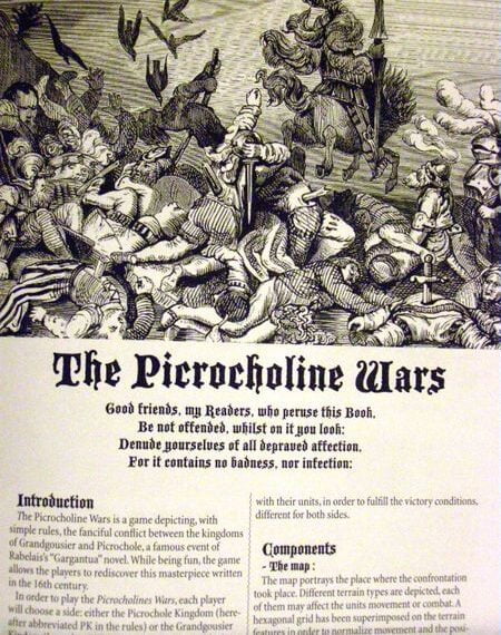 The Picrocholine Wars (2011) Board Game