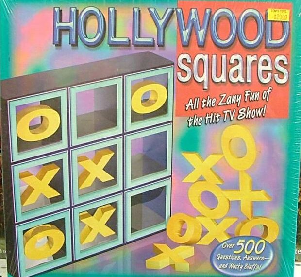 Hollywood Squares (1967) Board Game