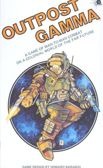 Outpost Gamma (1981) Board Game