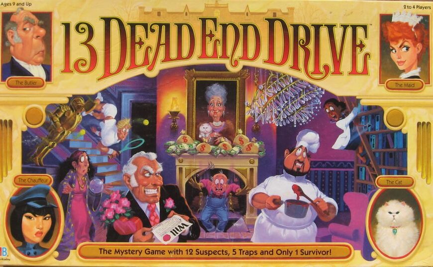 13 Dead End Drive (1993) Board Game