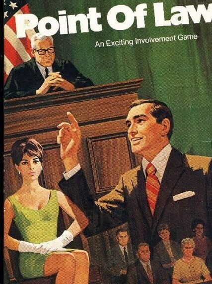 Point Of Law (1972) Board Game