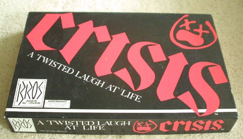 Crisis: A Twisted Laugh at Life (1991) Board Game