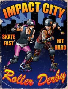 Impact City Roller Derby (2012) Board Game