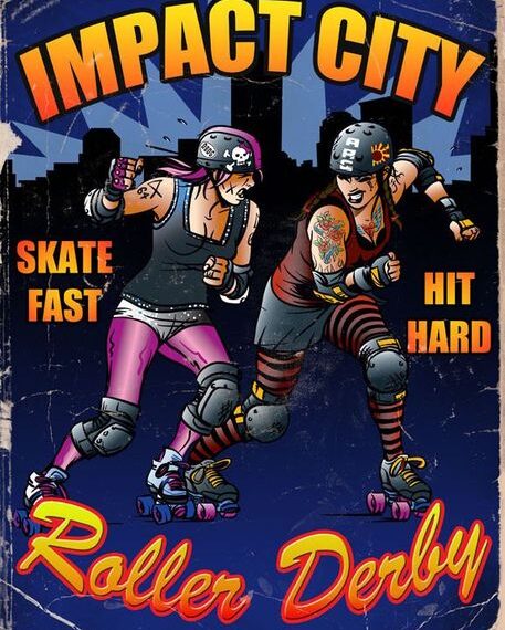Impact City Roller Derby (2012) Board Game