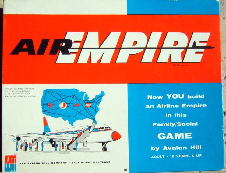 Air Empire (1961) Board Game