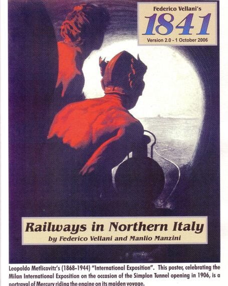 1841: Railways in Northern Italy (1994) Board Game