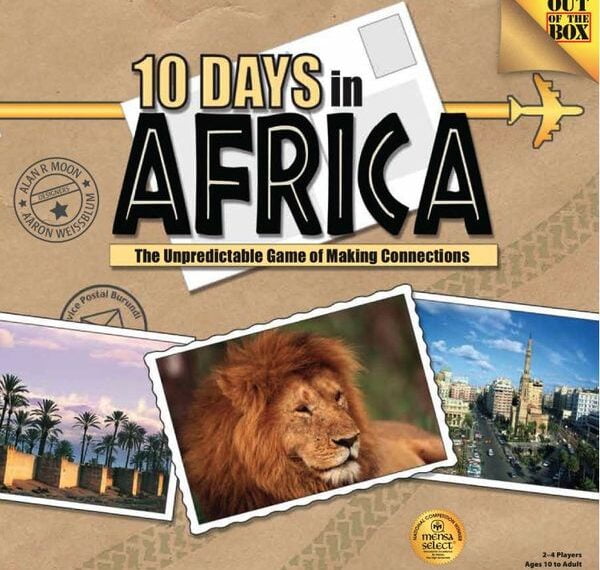 10 Days in Africa (2003) Board Game