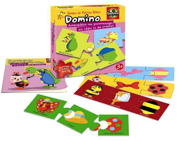 Drôles de petites bêtes Domino Board Game