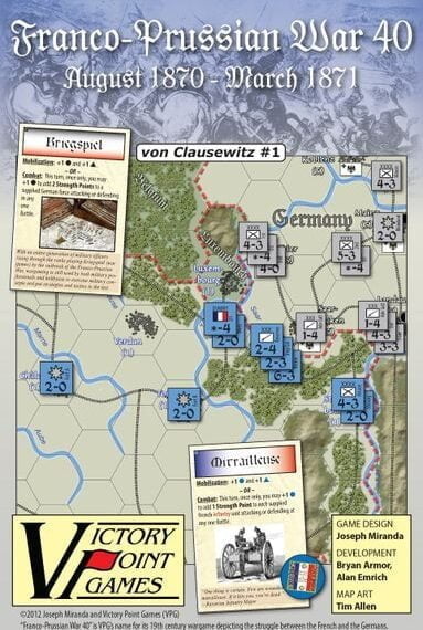 Franco-Prussian War 40: August 1870 – March 1871 (2012) Board Game