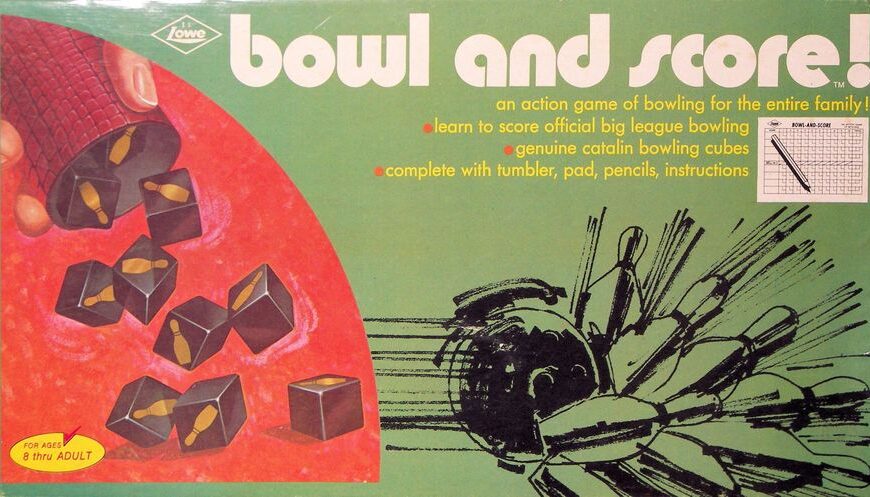 Bowl and Score (1962) Board Game