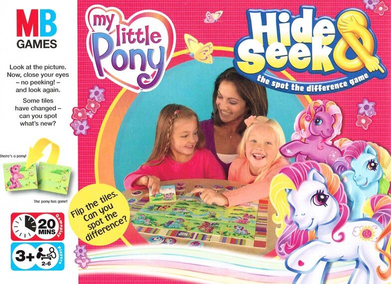 My Little Pony Hide & Seek (2005) Board Game