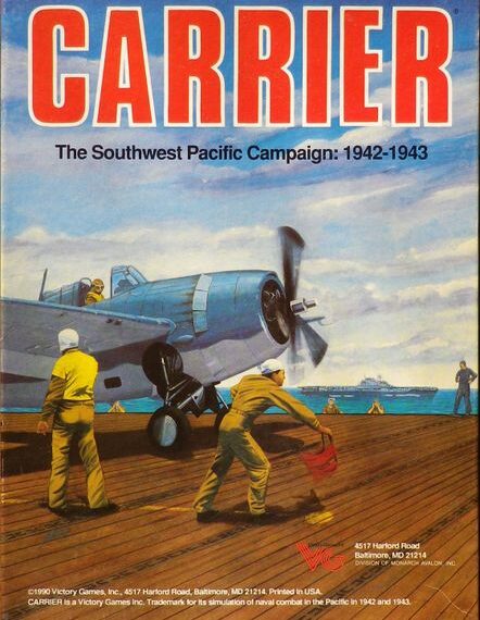 Carrier: The Southwest Pacific Campaign – 1942-1943 (1990) Board Game
