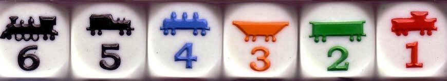 The Train Game (1997) Board Game