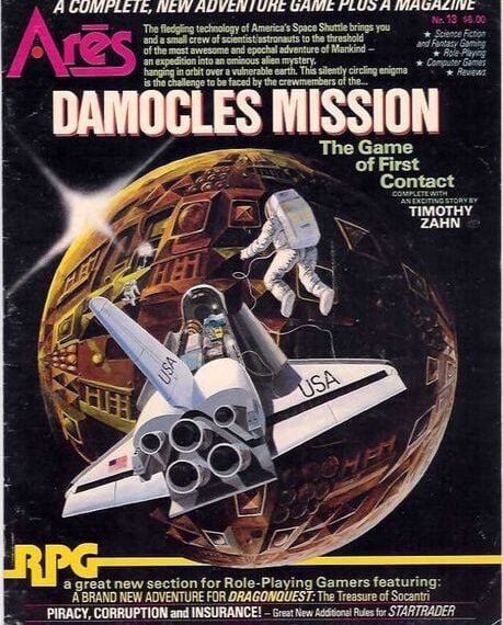 Damocles Mission (1983) Board Game