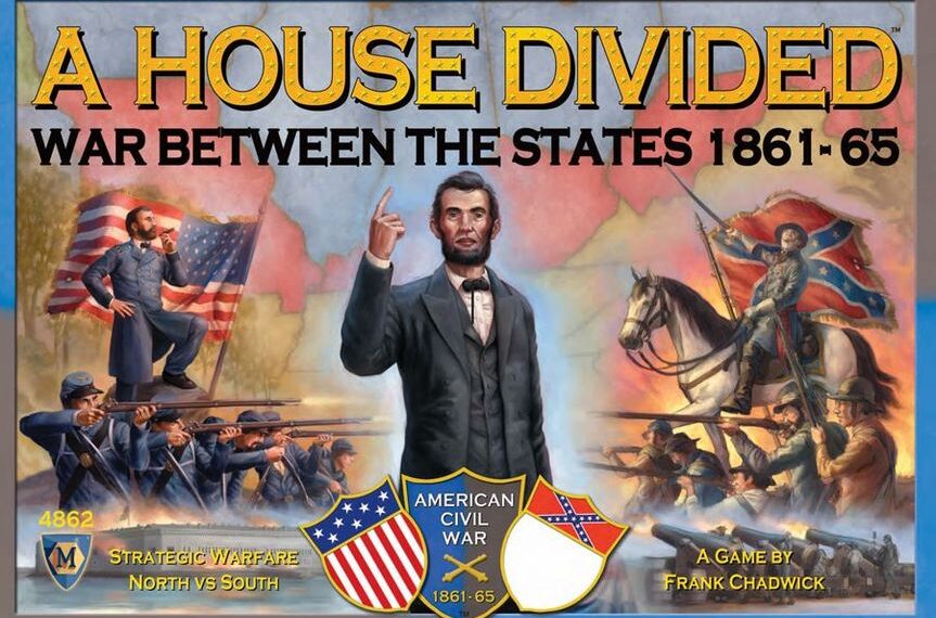 A House Divided: War Between the States 1861-65 (1981) Board Game