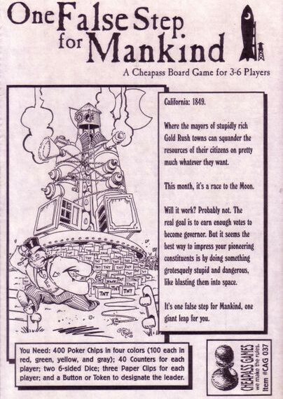 One False Step for Mankind (2003) Board Game