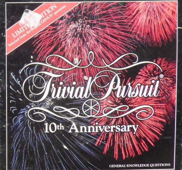 Trivial Pursuit: 10th Anniversary (1992) Board Game