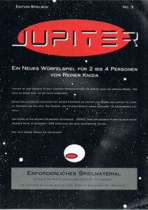 Jupiter (1993) Board Game