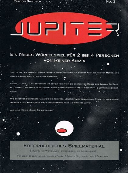 Jupiter (1993) Board Game