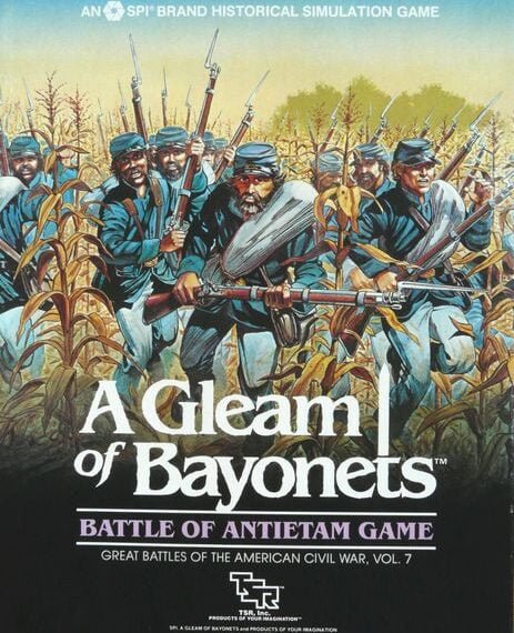 A Gleam of Bayonets: The Battle of Antietam (1983) Board Game