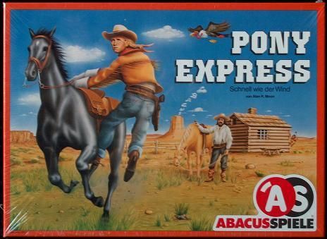 Pony Express (1991) Board Game