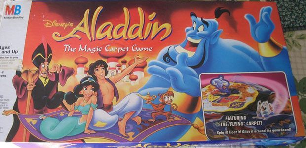Aladdin: The Magic Carpet Game (1992) Board Game